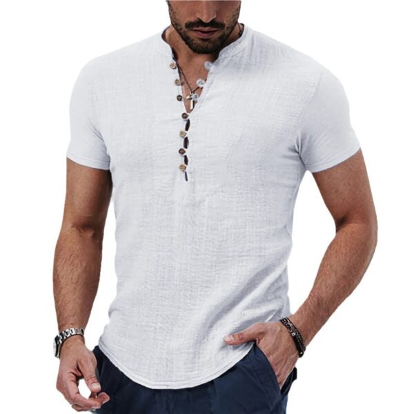 3D Digital Printing Men's Clothing Summer Short Sleeve Shirt - Image 3