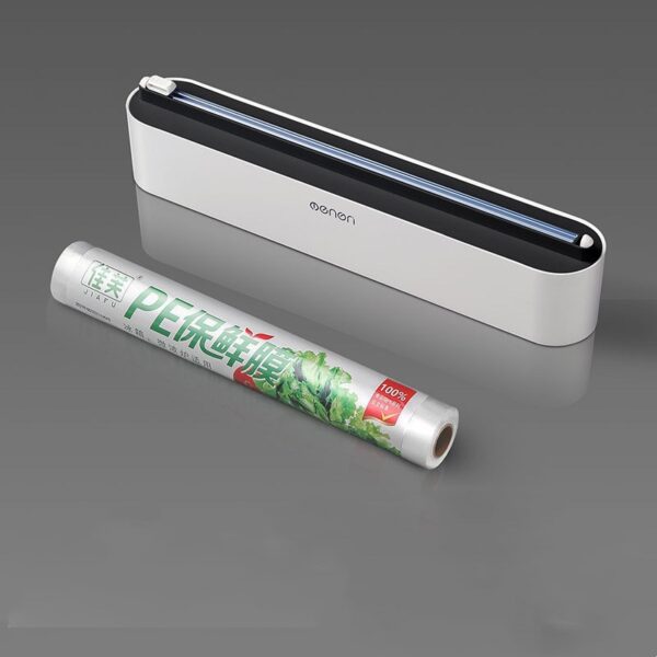 Upgraded Plastic Sharp Cutter Fixing Foil Cling Film Wrap Dispenser Fixed Refrigerator Storage Holder Kitchen Tool Accessories - Image 9