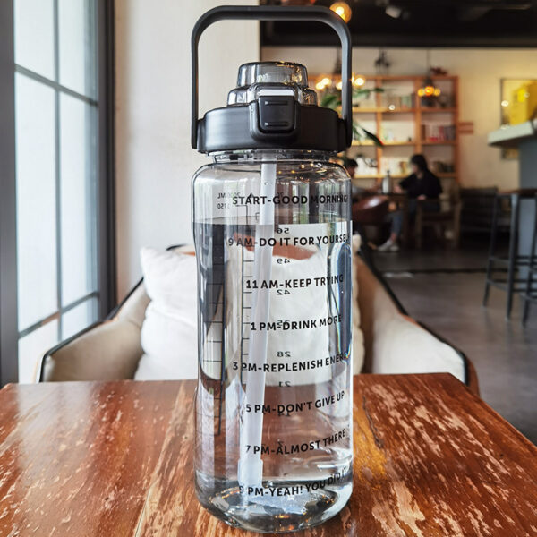 Large Plastic Cup Portable Water Bottle - Image 8