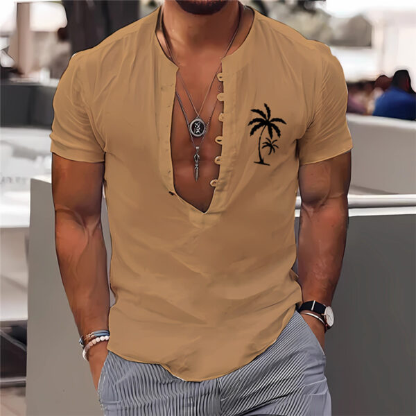 3D Digital Printing Men's Clothing Summer Short Sleeve Shirt - Image 2